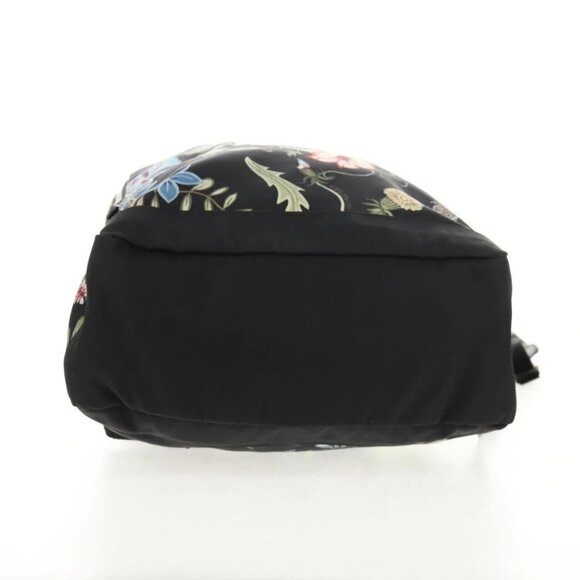 GUCCI flora Backpack Canvas Black Silver 353476 main image 4